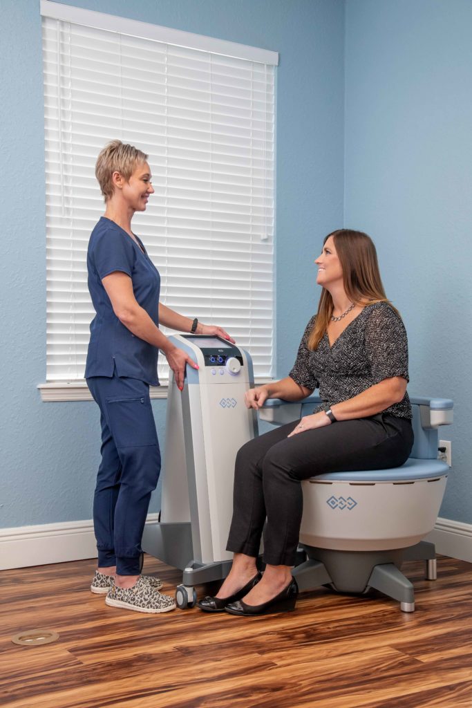 Treat Urinary Incontinence with the Emsella Chair