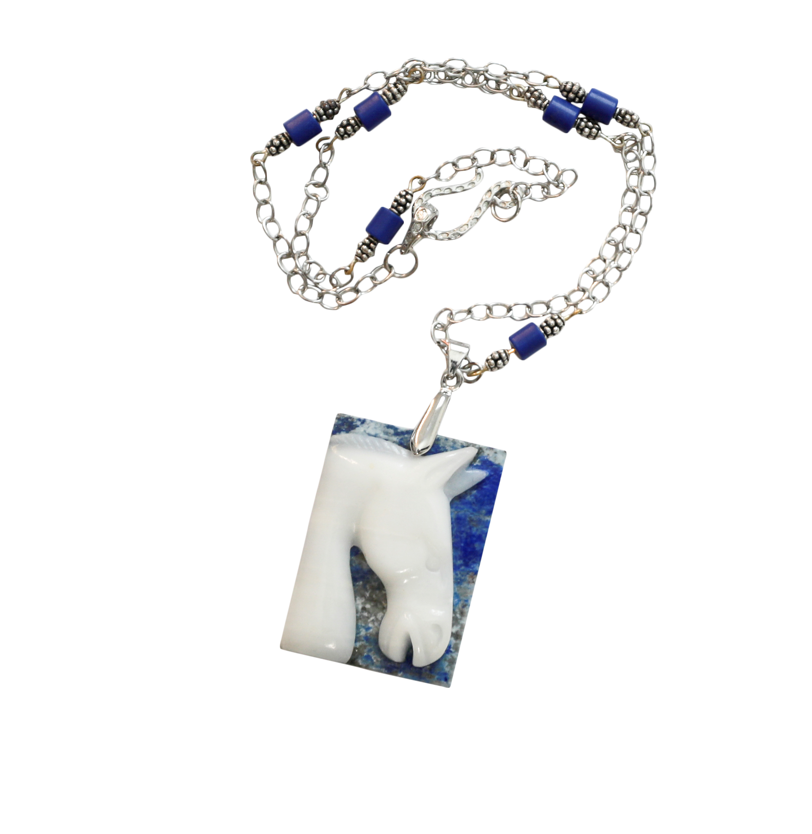 Lapis Lazuli custom necklace, Cynthia Oller Carrion, $200