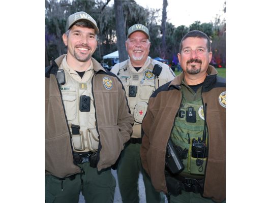 Lt. Mike Rice, Officer Dan Dickson and Master Officer Joe Simpson