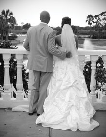 Newlyweds Derek Cobb and Heather Collins-Cobb reflect on their wedding day at Mission Inn Resort & Club. 