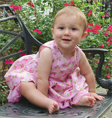 Emily Ewers, 8 months