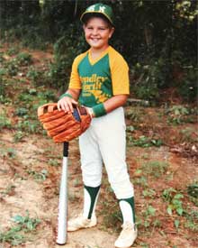 THIS  PUDGY 11-YEAR-OLD LITTLE LEAGUER in Tennessee had dreams of one day becoming a professional baseball player.  Dreams do come true.