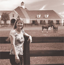 Beckie Cantrell of the Equine & Farm Division.