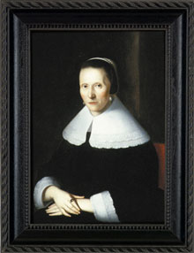 In the Manner of Nicholas Maes, Portrait of a Lady, c. 1650, Oil on canvas.