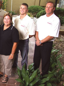 (L – R) Pam Sherwood, Stacey Grove, and Justin Yancey.