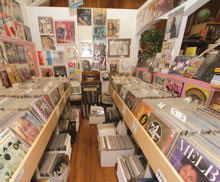 Grace’s Books & Records offers thousands of collectible titles.
